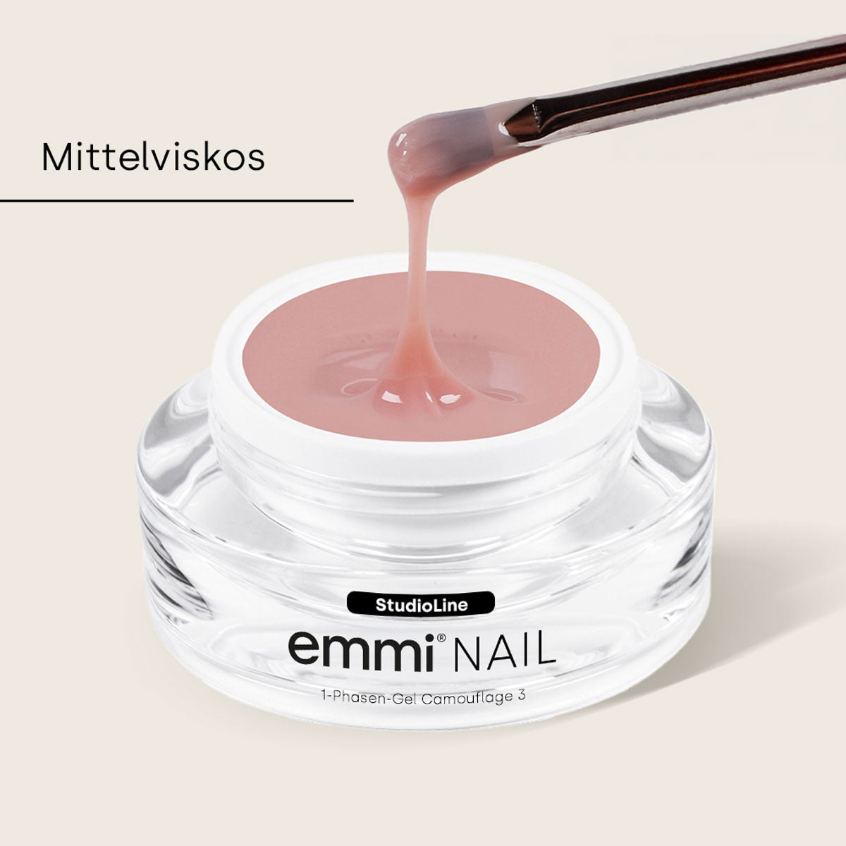 Emmi-Nail Studioline 1-Phasen-Gel Camouflage -3- 15ml