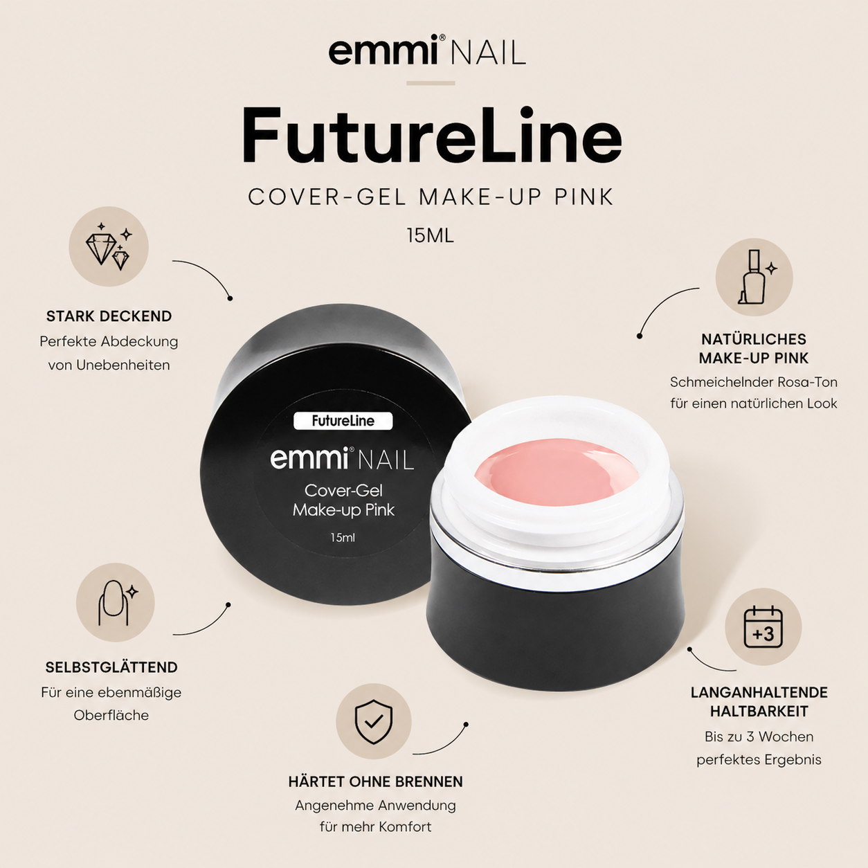 Futureline Covergel Blush 30ml 