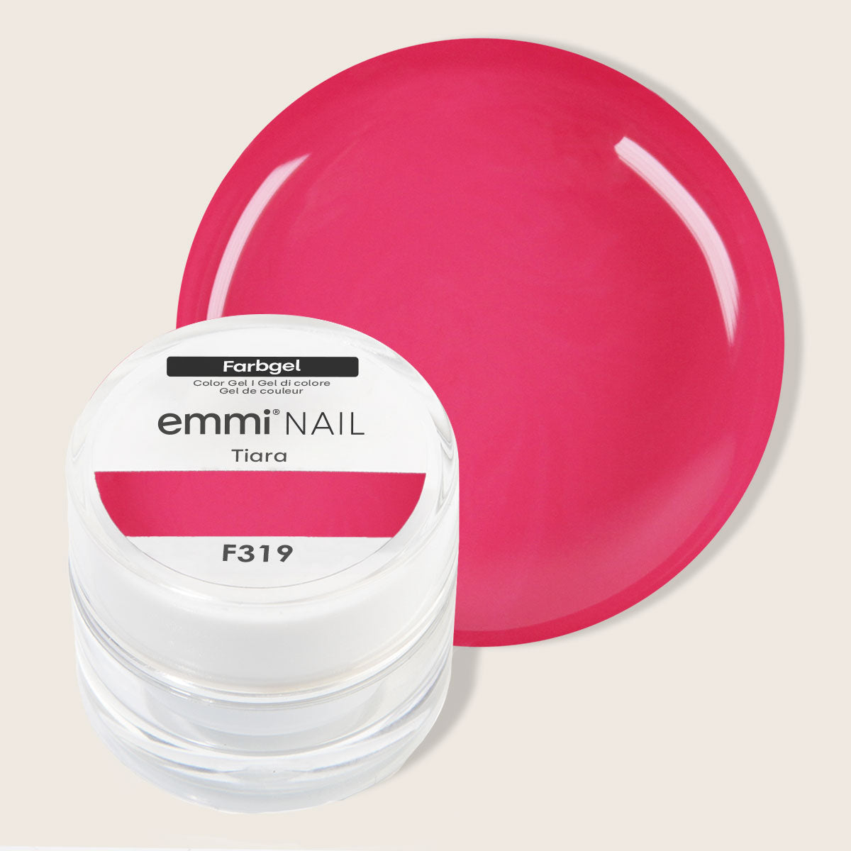 Gel de couleur pour ongles Emmi Tiara 5 ml -F319-