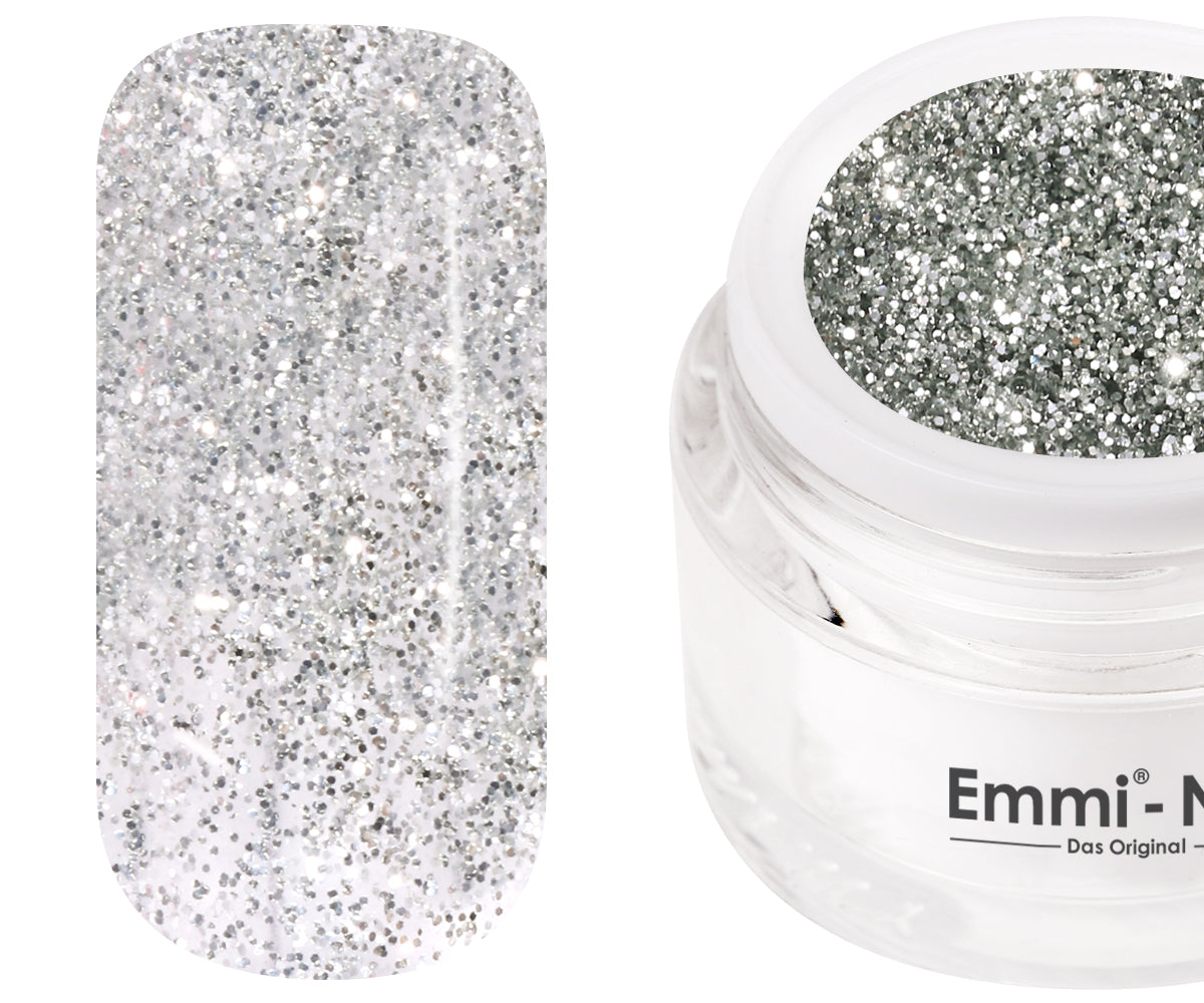 Emmi-Nail Glittergel Silver 5ml -F267-