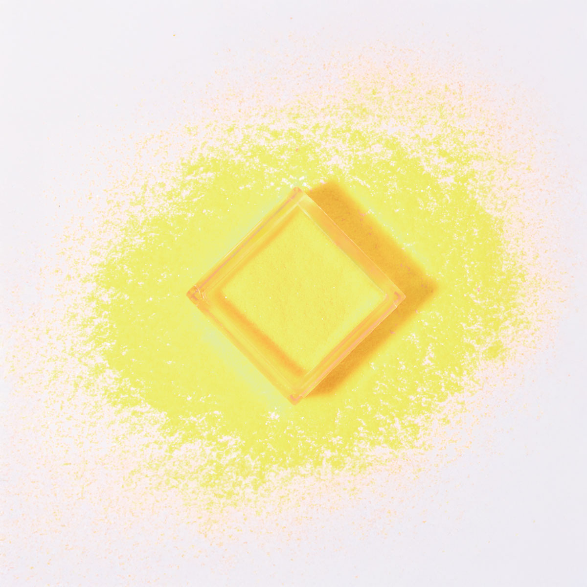 Glitterpuder neon-gelb