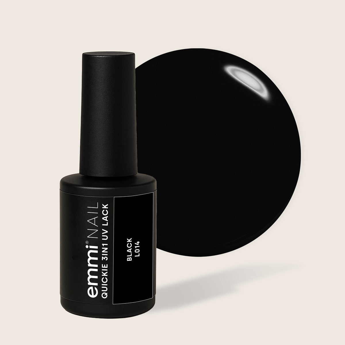 Emmi-Nail Quickie Noir 3en1 -L014-