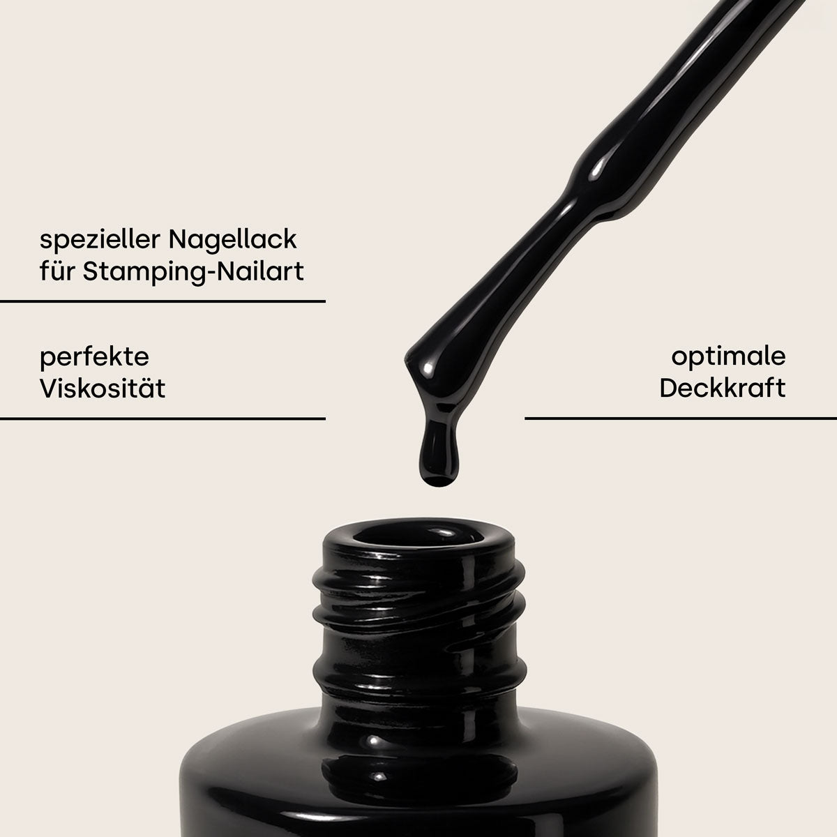 Stampinglack "night black" 12ml