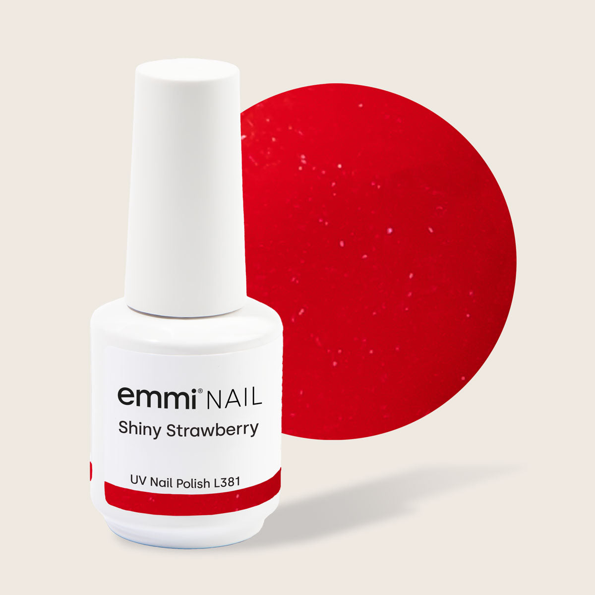 Shellac UV Polish Shiny Strawberry 15ml -L381-
