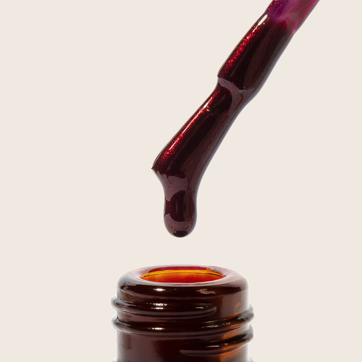 Shellac UV Polish Metallic Merlot 15ml -L382- 