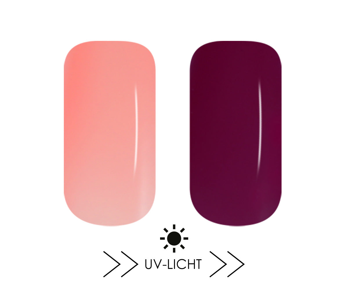 Shellac UV Polish Sun Light Peachy Grape 15ml -L392-