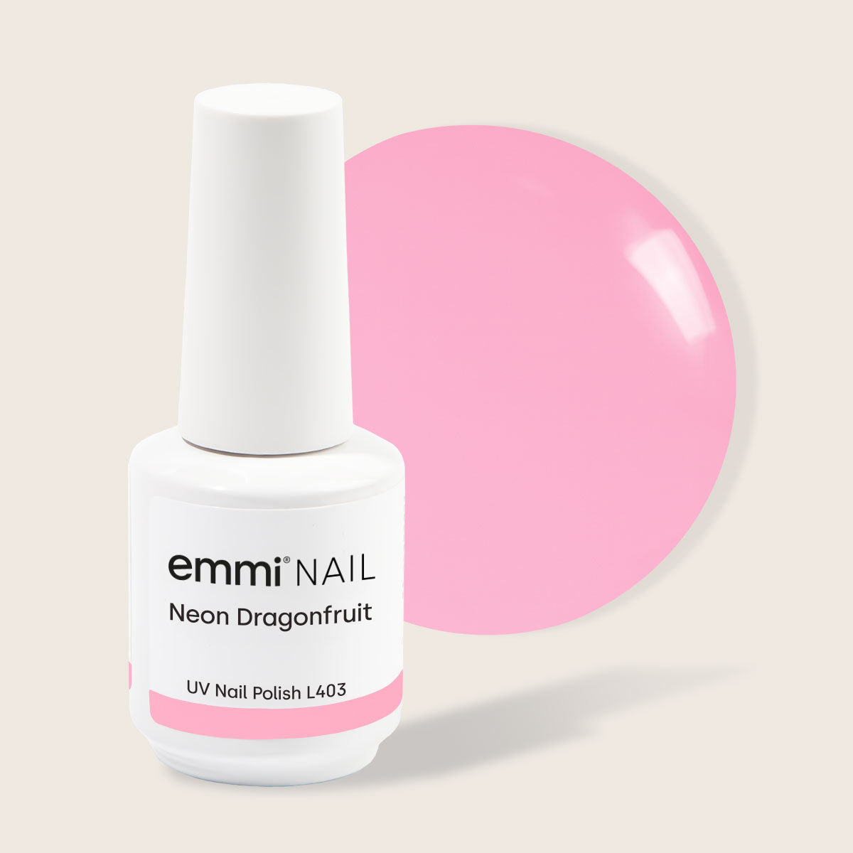 Vernis UV Shellac Néon Dragonfruit 15 ml -L403- 