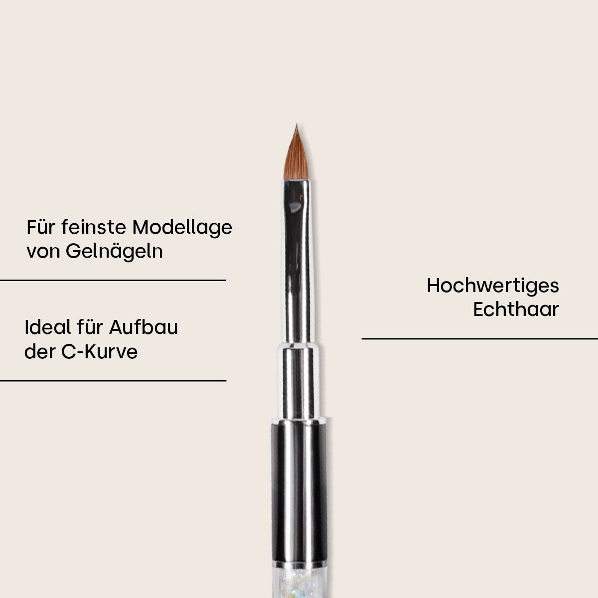 Emmi-Nail Gel Brush Size 6 Black 