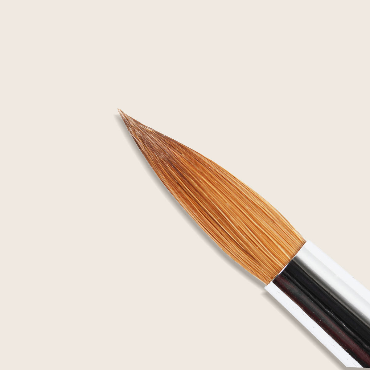 Pinceau acrylique Emmi-Nail taille 6, 100% cheveux naturels