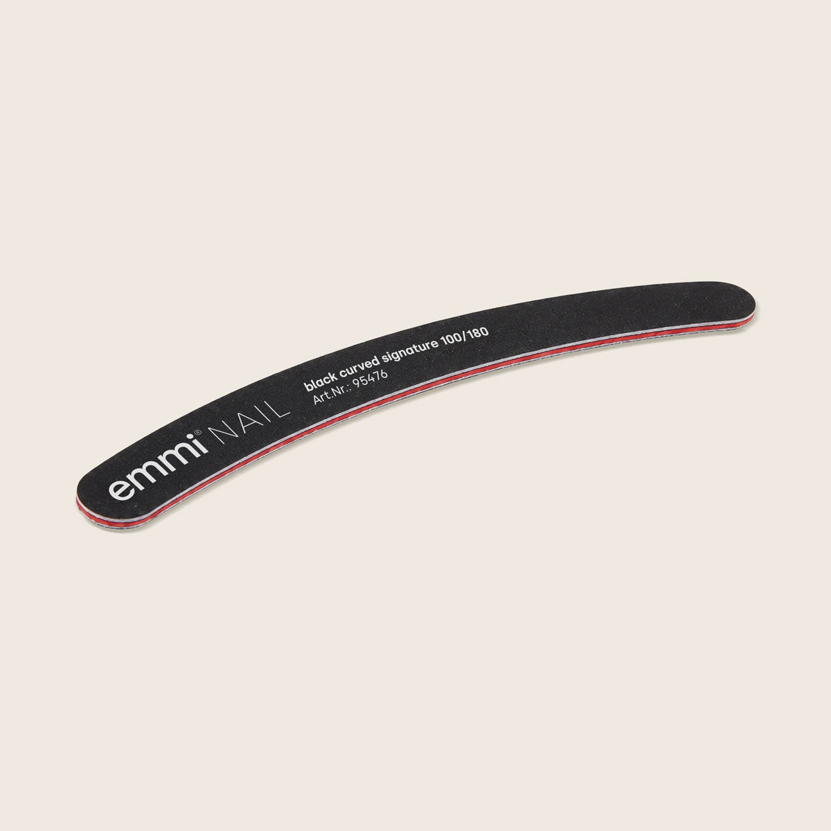 Ergonomicfeile black curved signature 100/180
