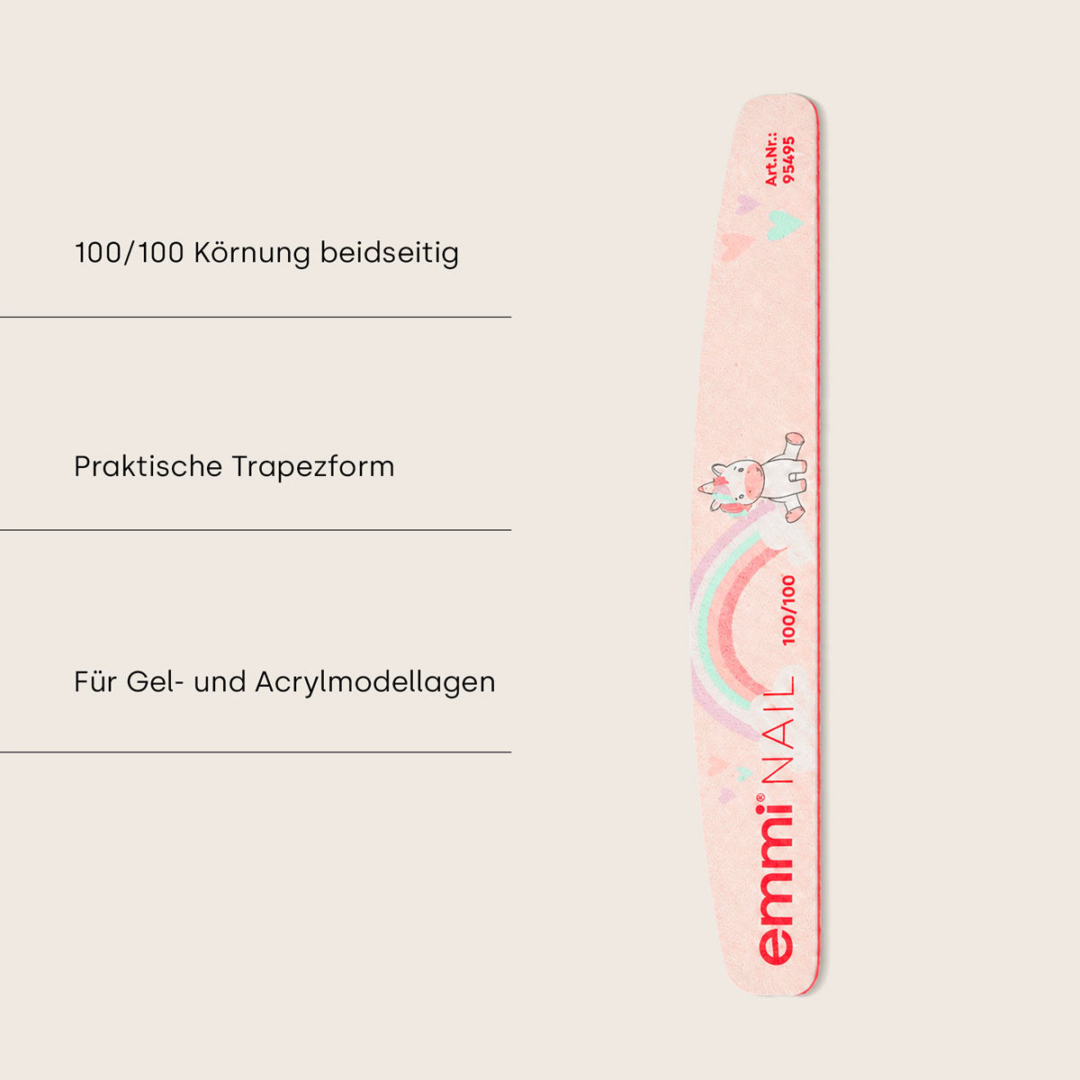 Trapezfeile Einhornmotiv 100/100