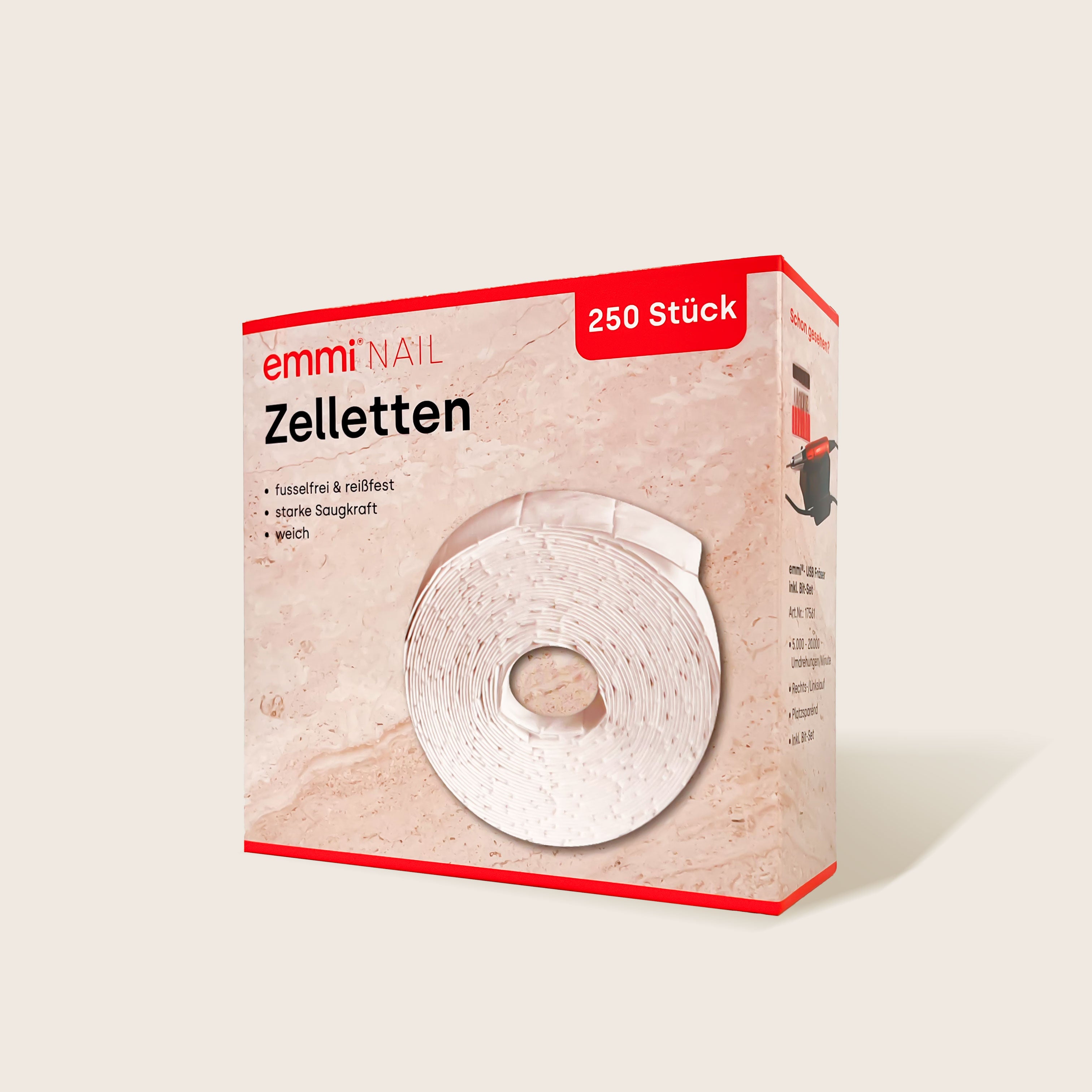 Profi-Studio Zelletten fusselfrei 250St. Abreißbox