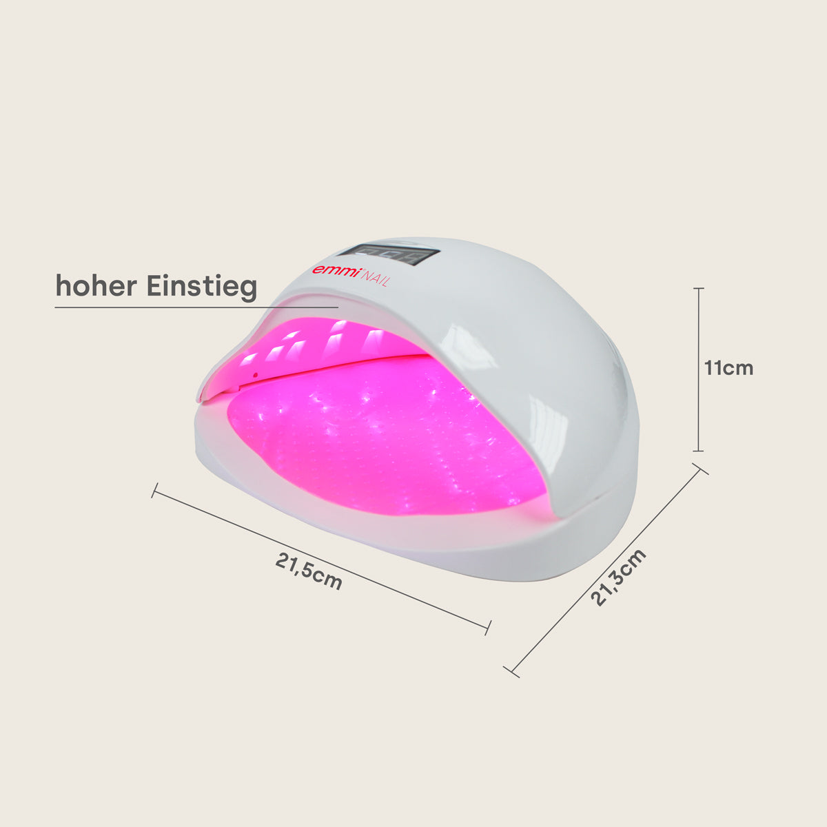 Emmi Ladies Light UV LED Nagellampe 2er Set