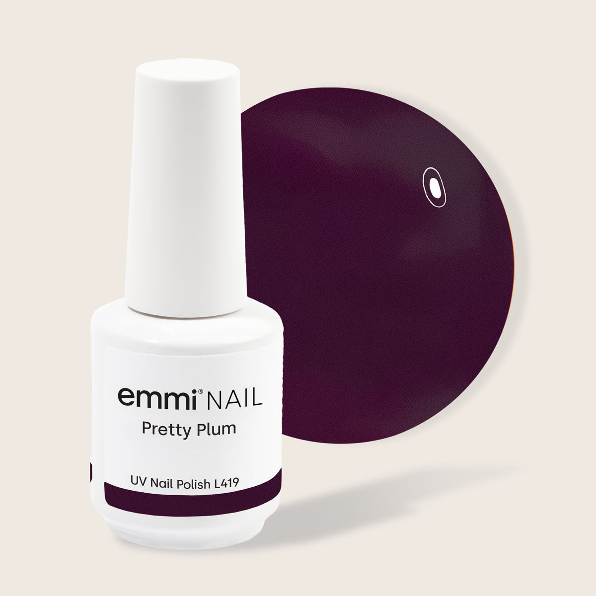 Shellac UV Polish Pretty Plum 15ml -L419-