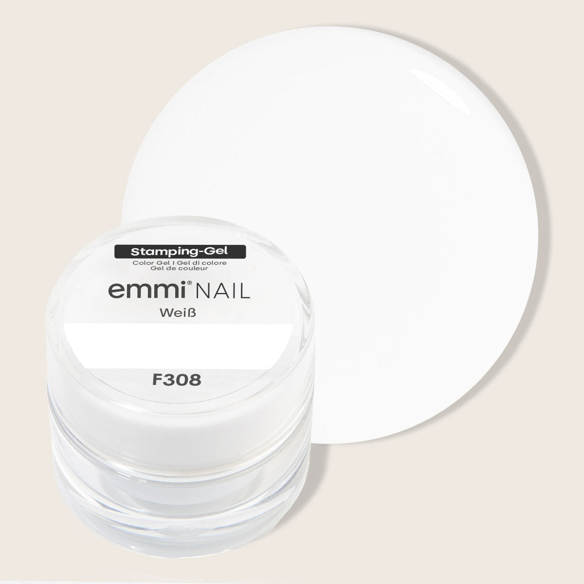 Emmi-Nail Stamping-/Painting-Gel weiß 5ml