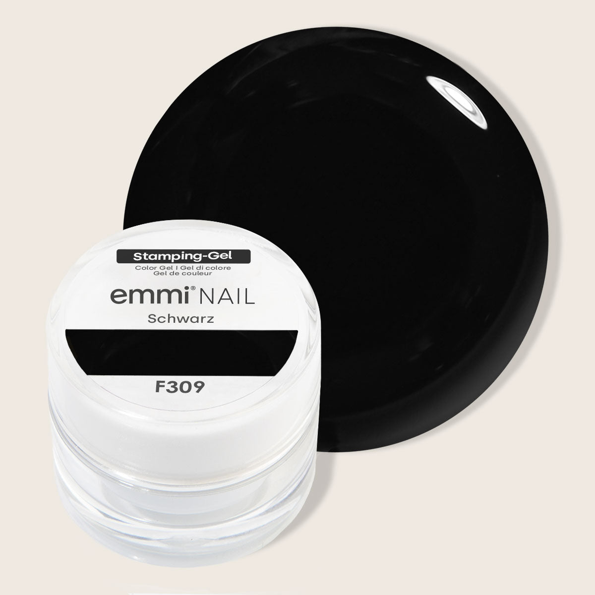 Emmi-Nail Stamping-/Painting-Gel schwarz 5ml
