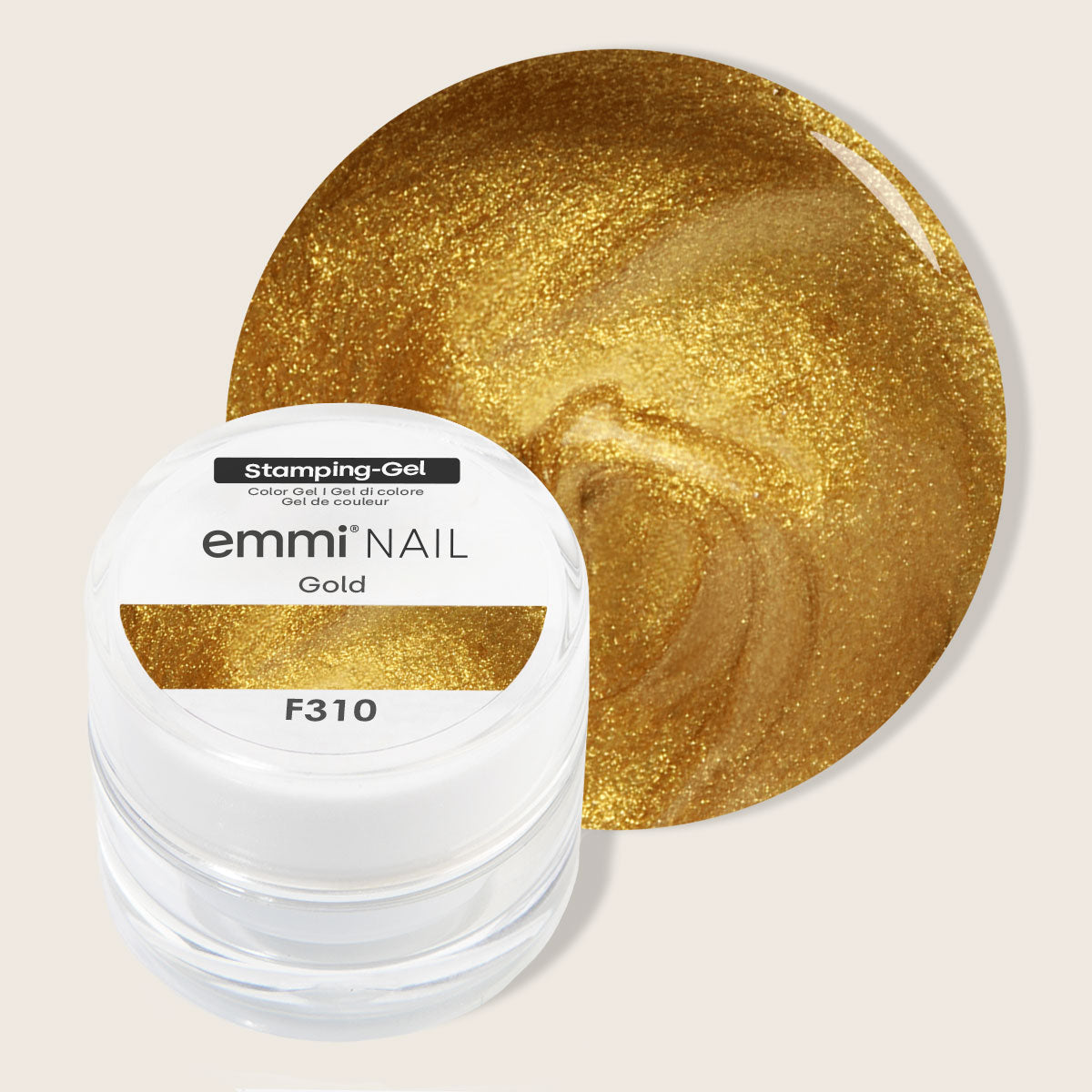 Emmi-Nail Stamping-/Painting-Gel gold 5ml