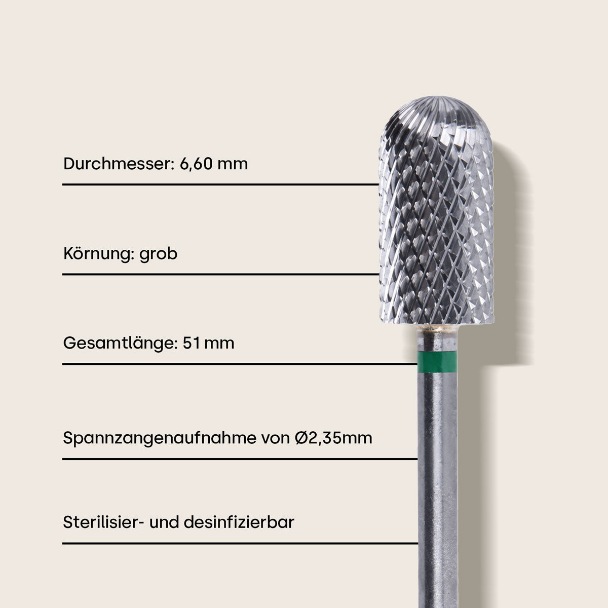 Emmi-Nail Hartmetall-Bit *grob*