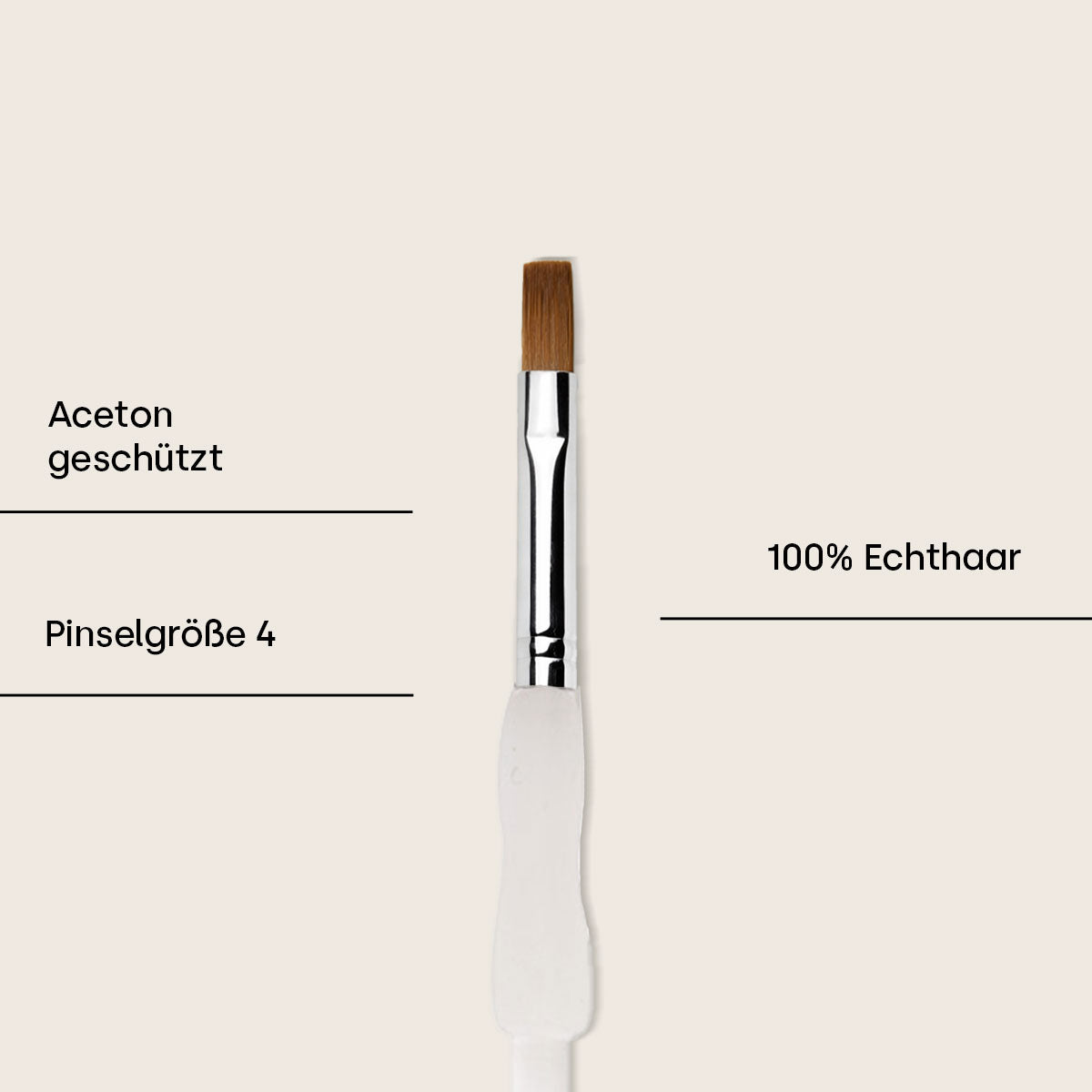 Emmi-Nail Gel-Pinsel Gr. 4 ergonomic