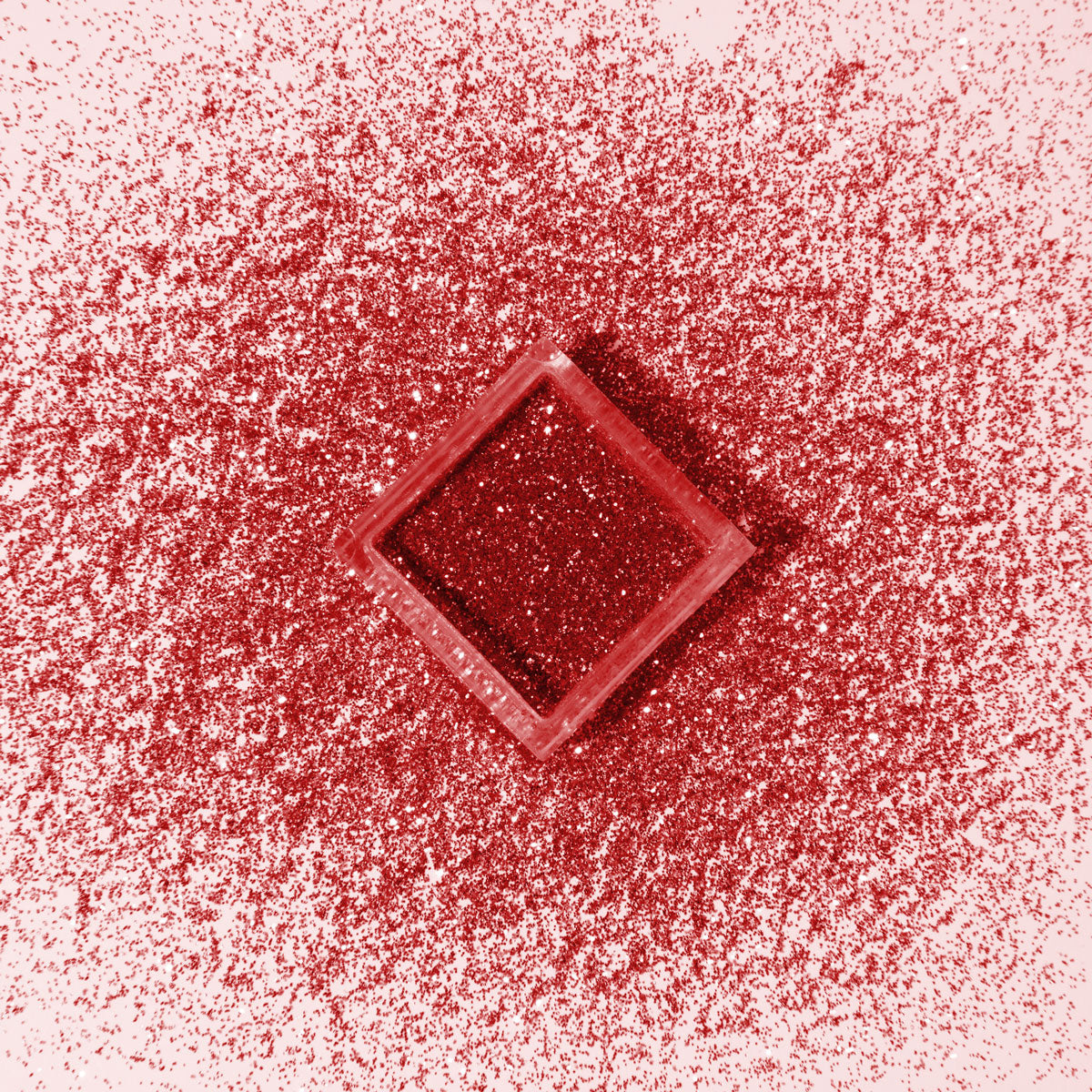 Glitterpuder rot