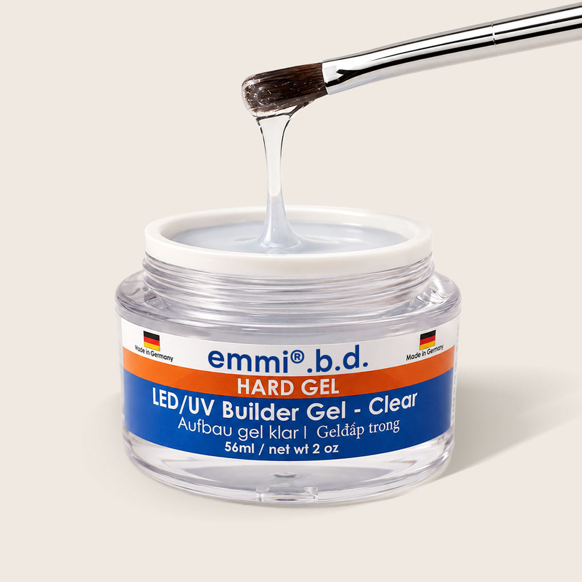 Emmi-Nail UV/LED Hard Gel Builder Gel Clear