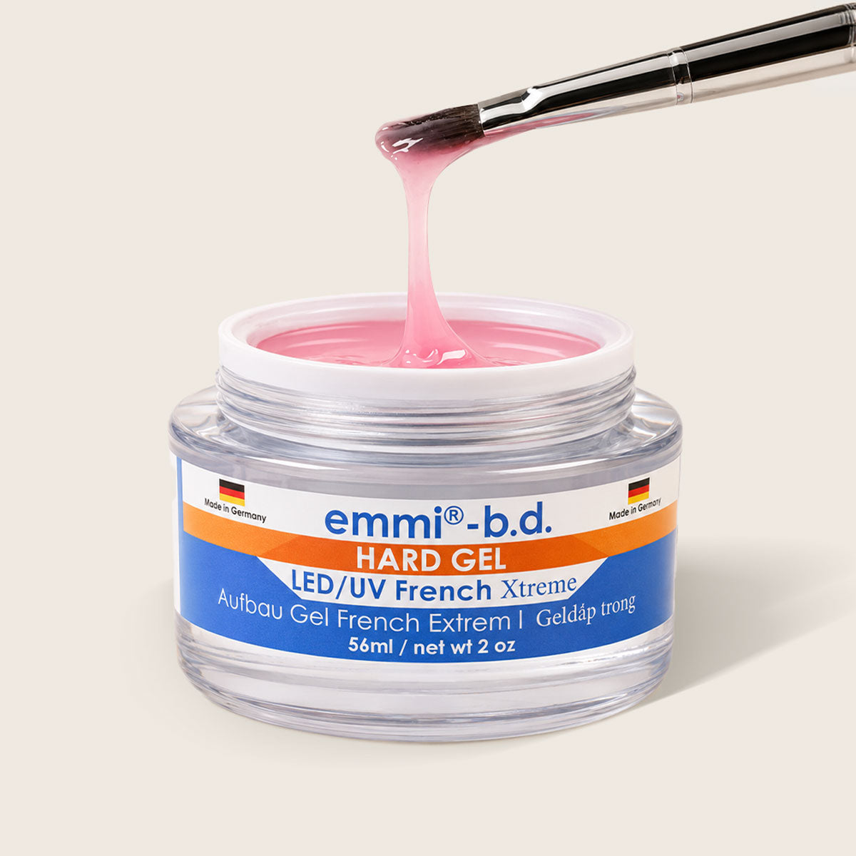 Emmi-b.d. UV/LED Hard Gel French Xtreme Builder Gel