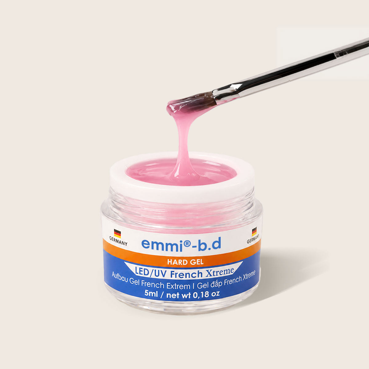 Emmi-b.d. UV/LED Hard Gel French Xtreme Builder Gel