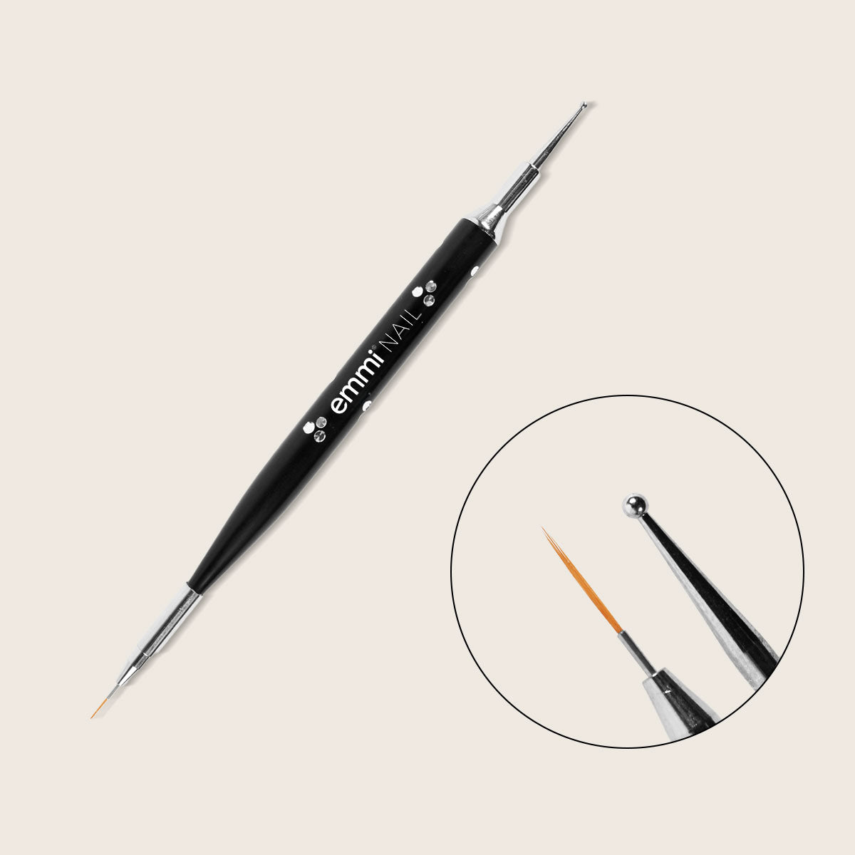 Dotting Tool mit Nailartpinsel Gr. 00