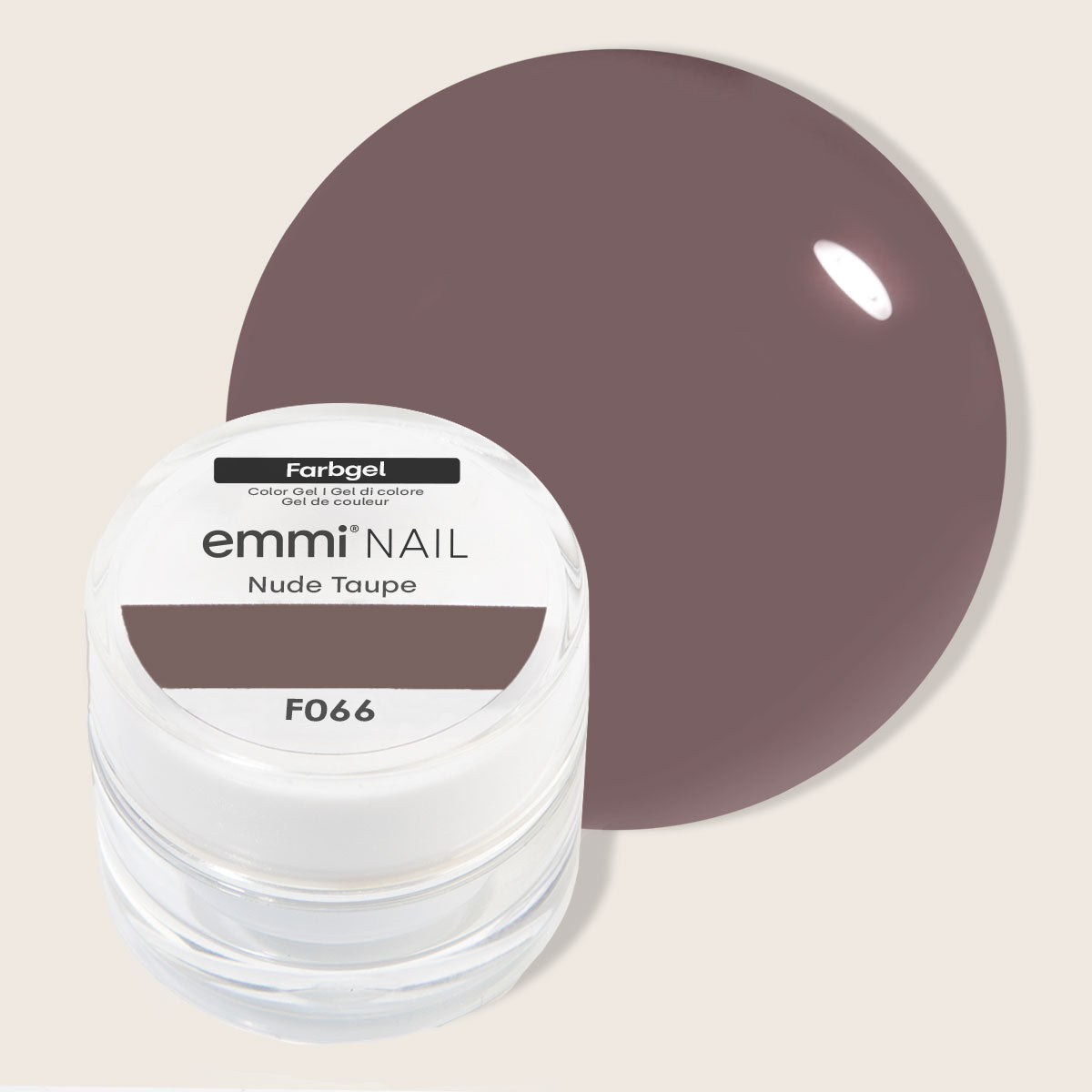 Emmi-Nail Color Gel Nude Taupe 5ml -F066-