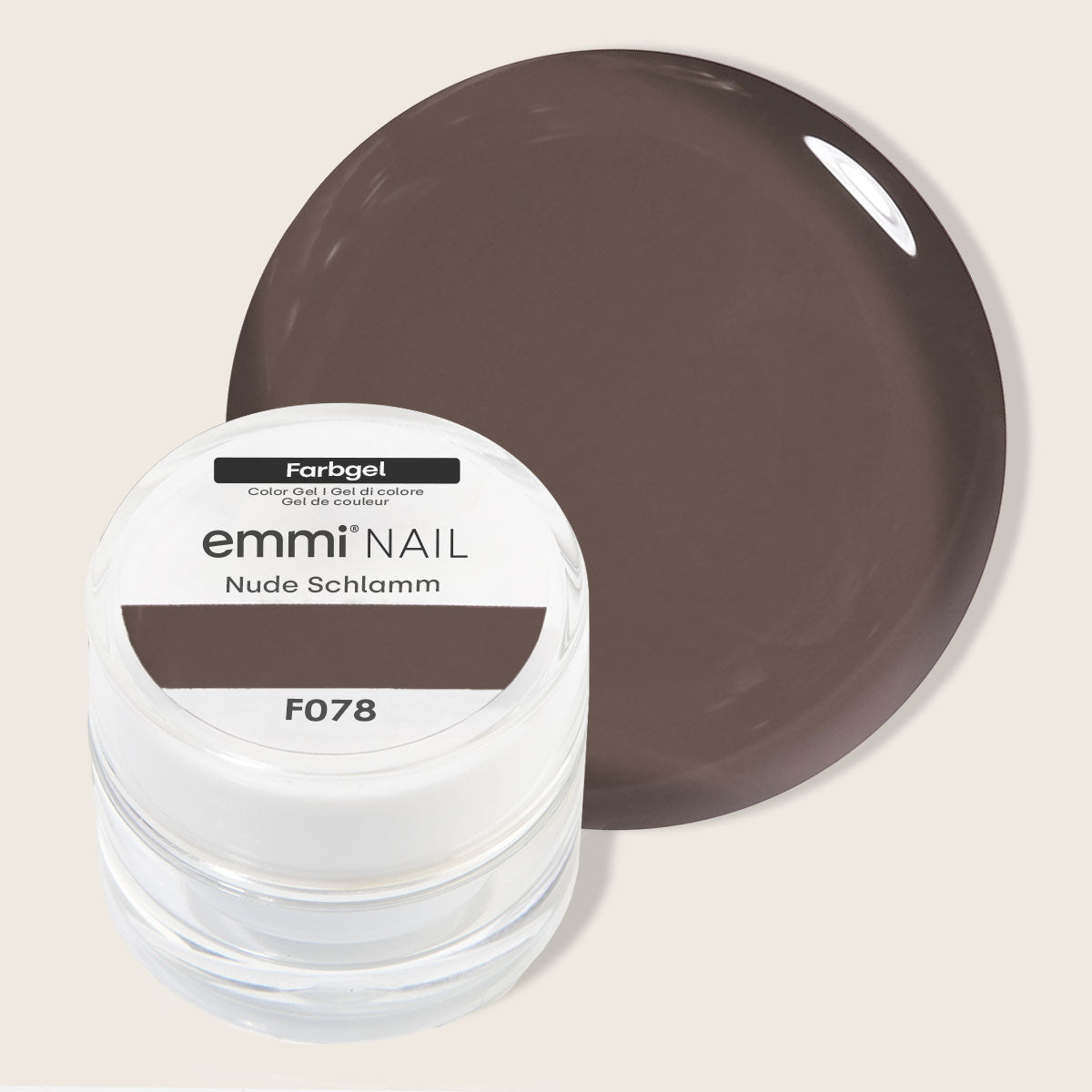 Emmi-Nail Color Gel Nude Mud 5ml -F078-