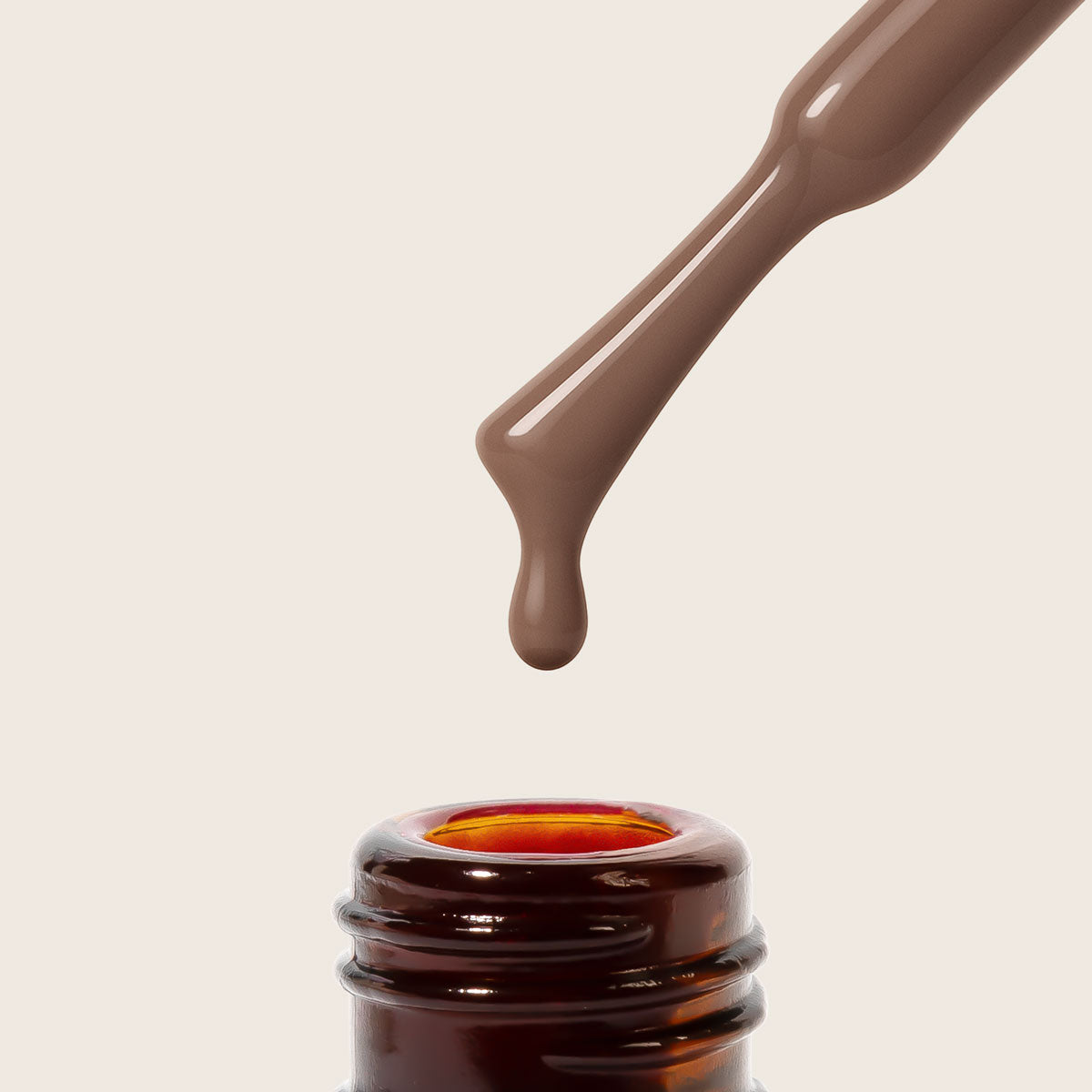 Vernis UV Shellac Marron Vintage 15 ml -L106- 