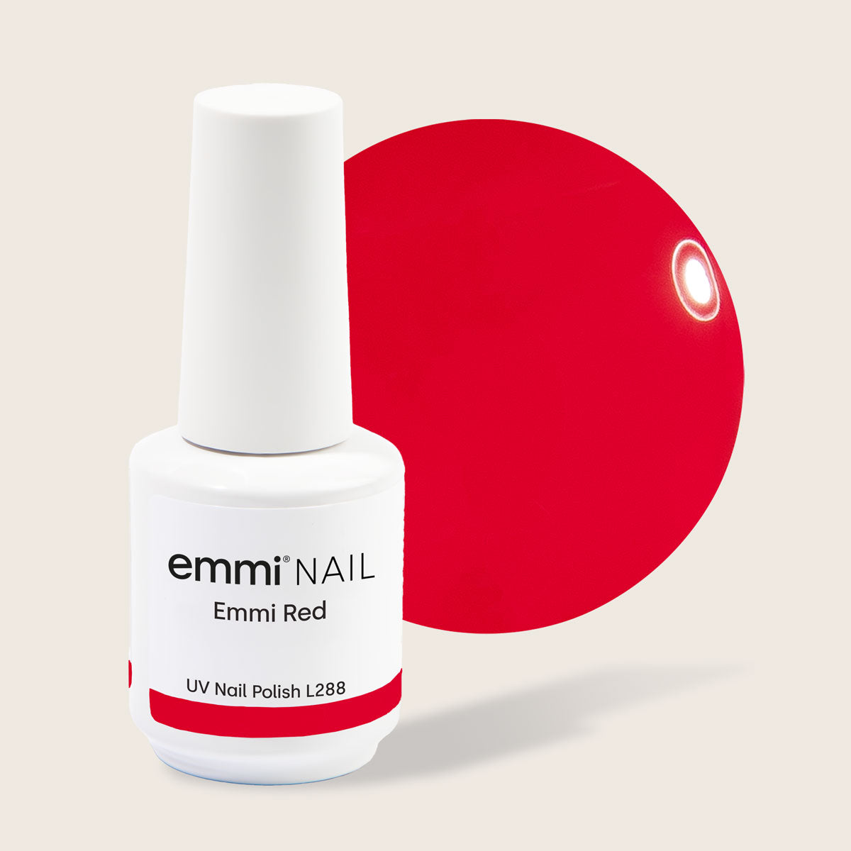 Shellac UV Polish Emmi Red 15ml -L288- 