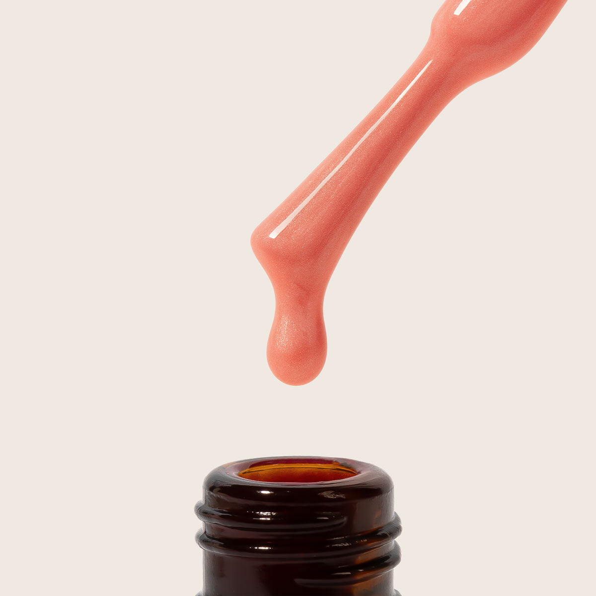 Shellac UV Polish Pearly Coral 15ml -L060- 