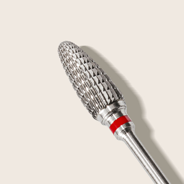 Fresa de carburo de tungsteno Emmi-Nail con forma de gota *fina*