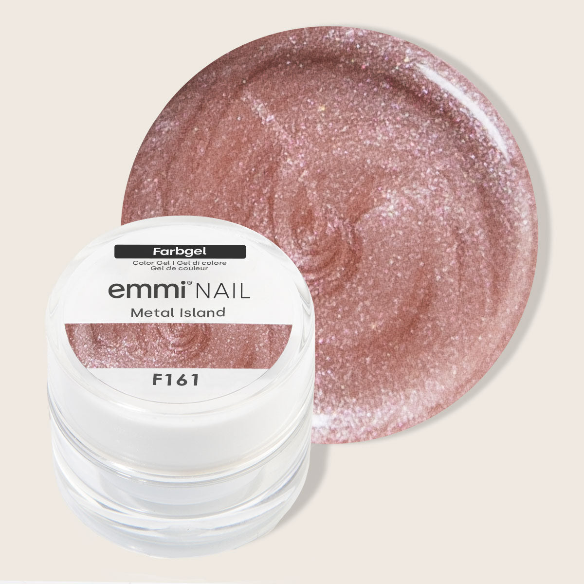Emmi-Nail Color Gel Metal Island 5ml -F161-