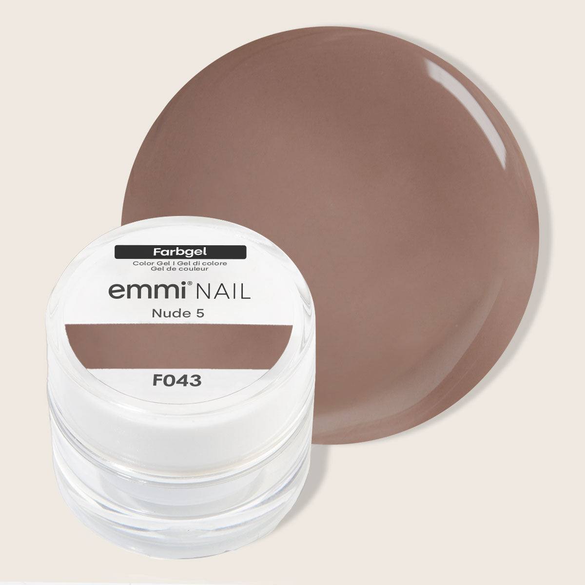 Emmi-Nail Farbgel Nude 5, 5ml -F043-