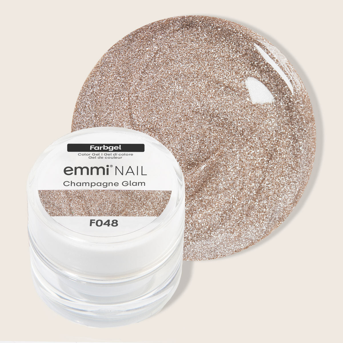 Emmi-Nail Color Gel Champagne Glam 5ml -F048-