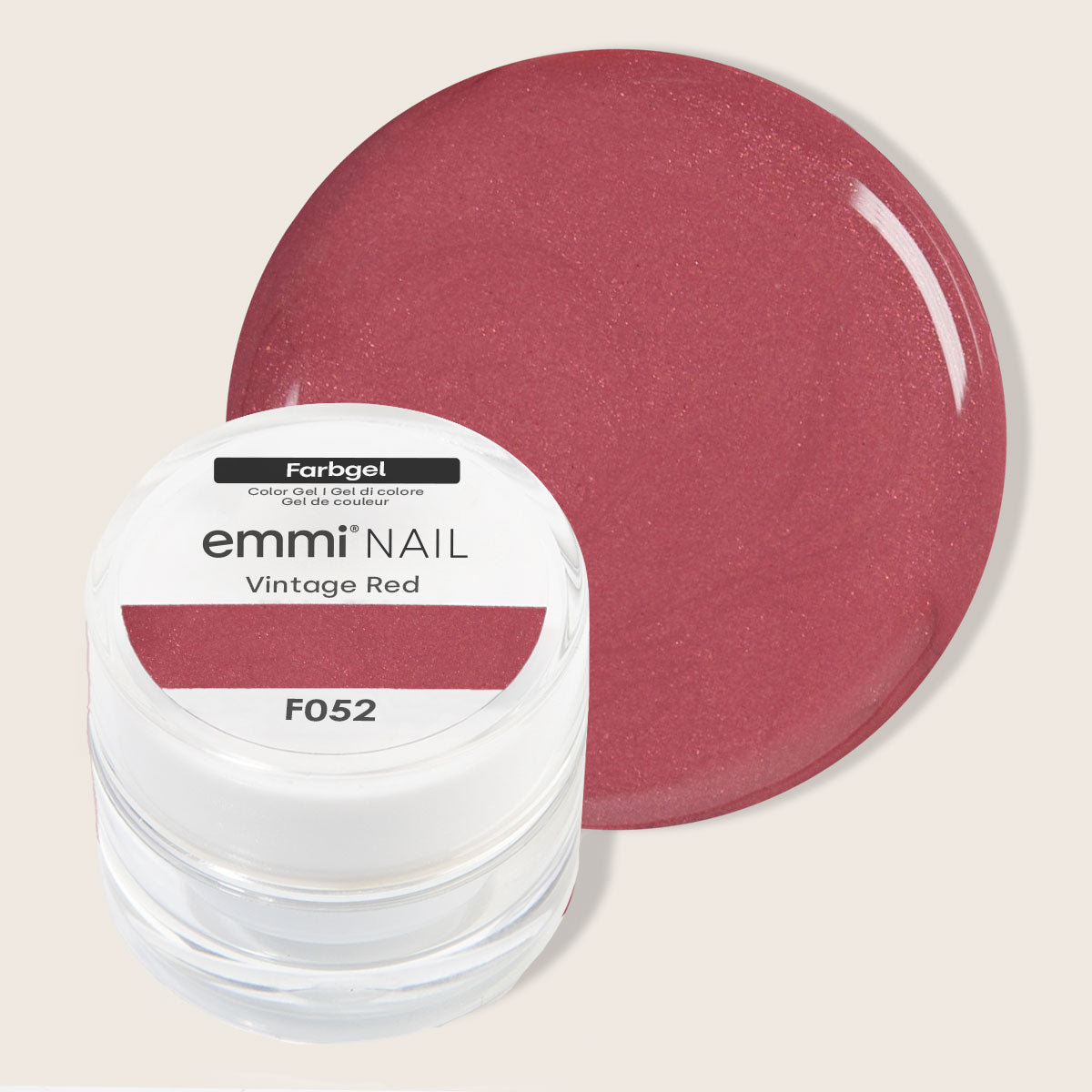 Emmi-Nail Farbgel Vintage Red 5ml -F052-