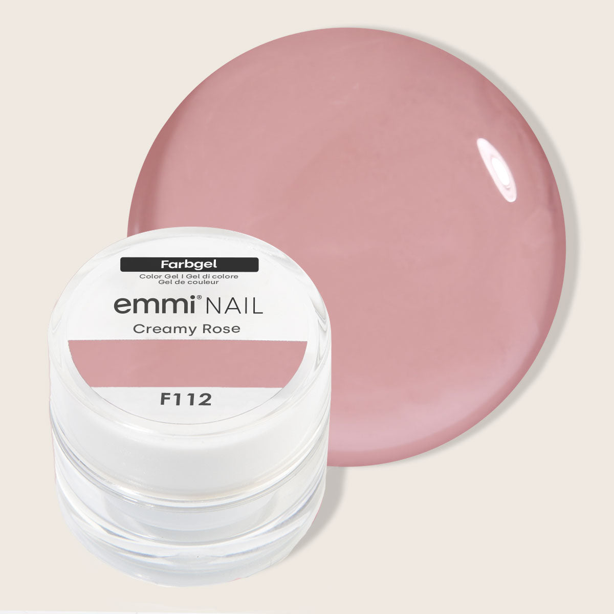 Emmi-Nail Color Gel Creamy Rose 5ml -F112-