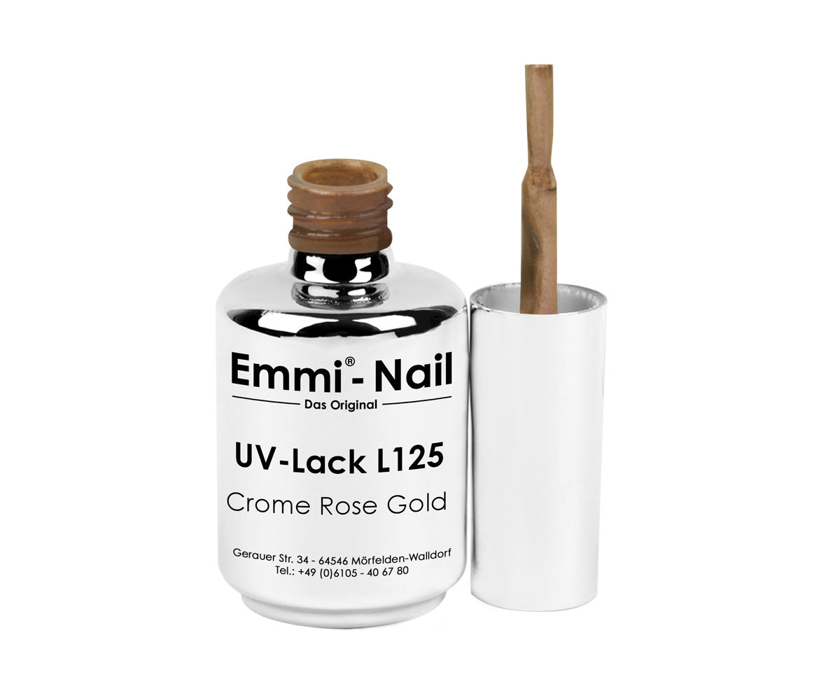 Shellac UV Polish Chrome Rose Gold 15ml -L125-