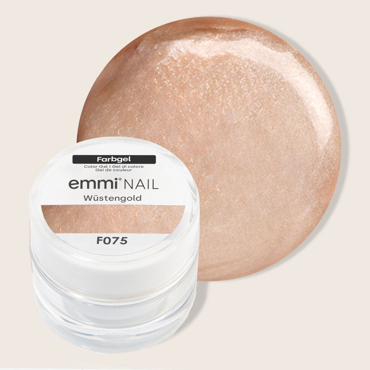 Emmi-Nail Color Gel Desert Gold 5ml -F075-