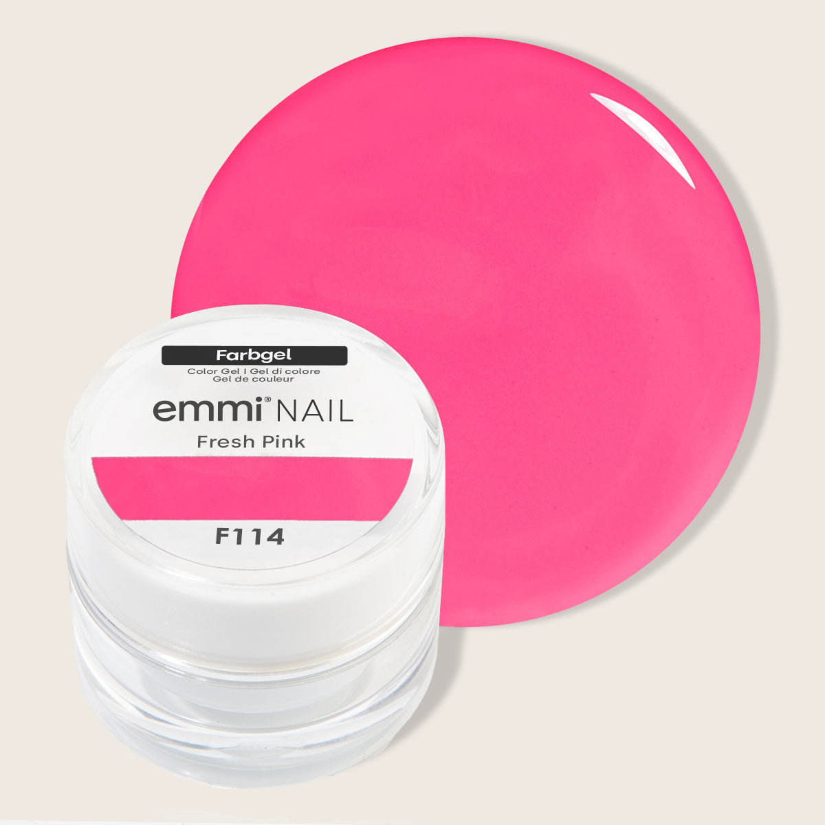 Emmi-Nail Farbgel Neon Fresh Pink 5ml -F114-