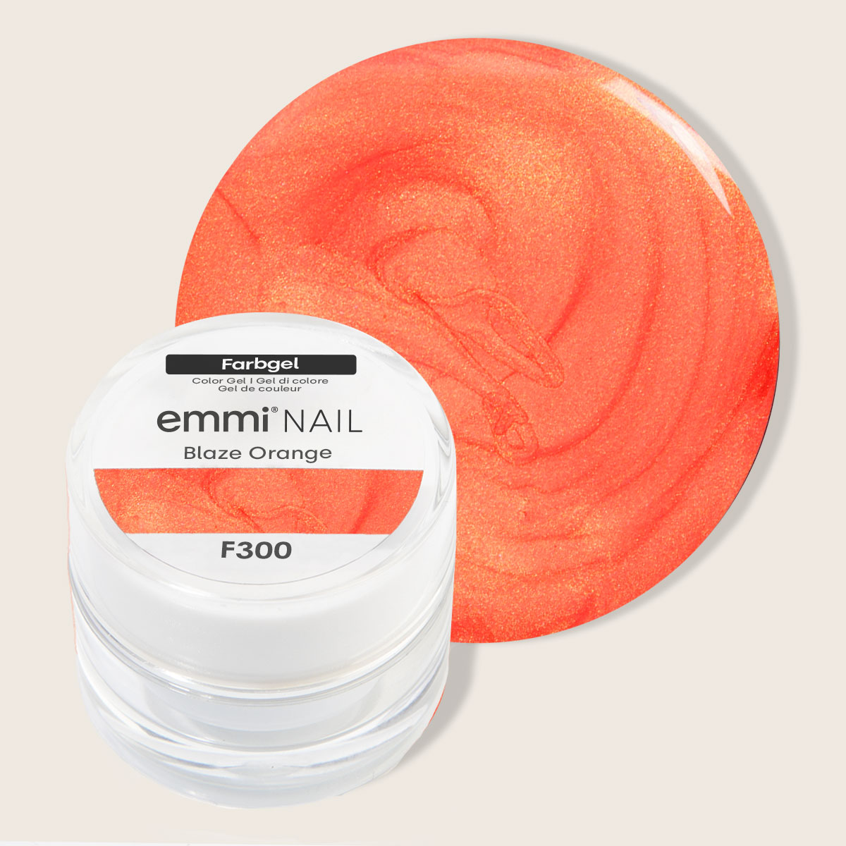 Emmi-Nail Farbgel Blaze Orange -F300-