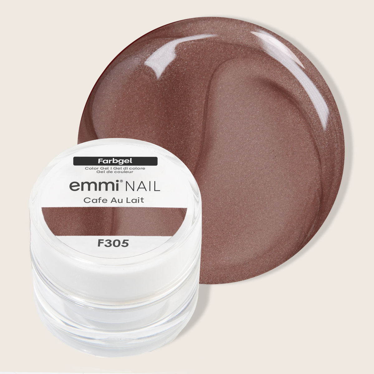 Emmi-Nail Farbgel Cafe Au Lait -F305-