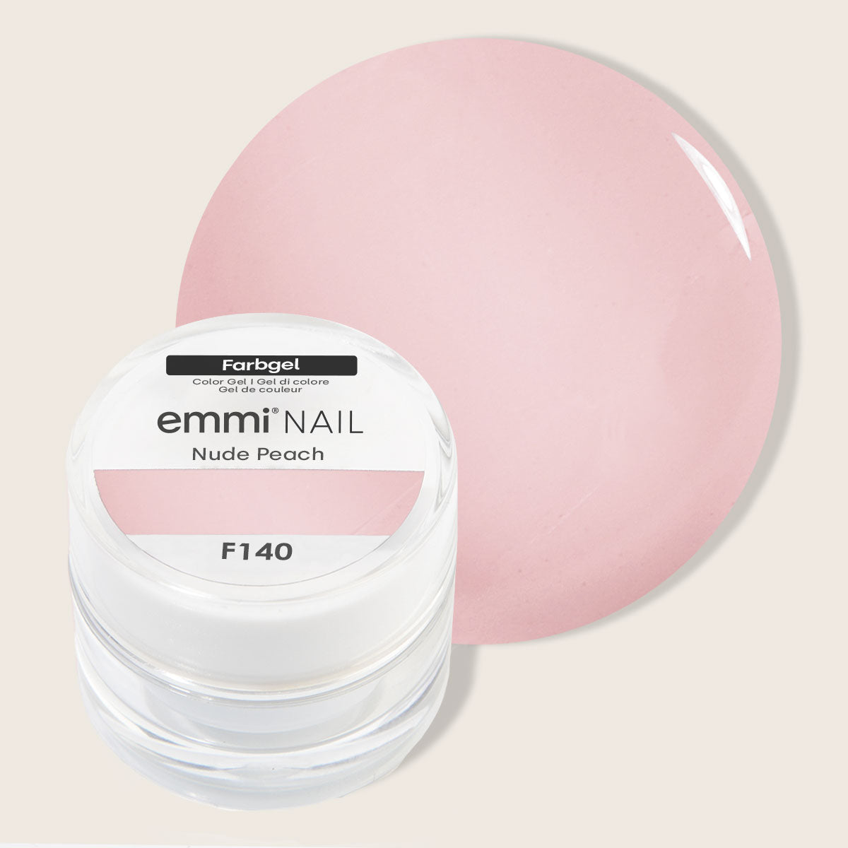 Emmi-Nail Color Gel Nude Peach -F140-