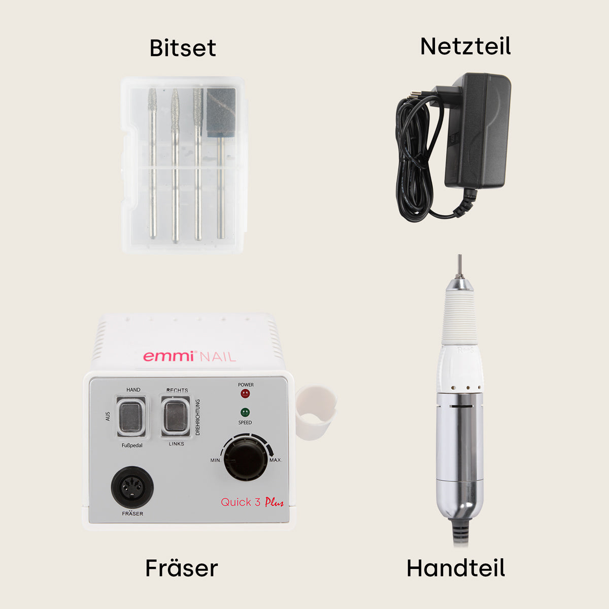 Fräser Quick 3 PLUS - 25.000 U/Min.