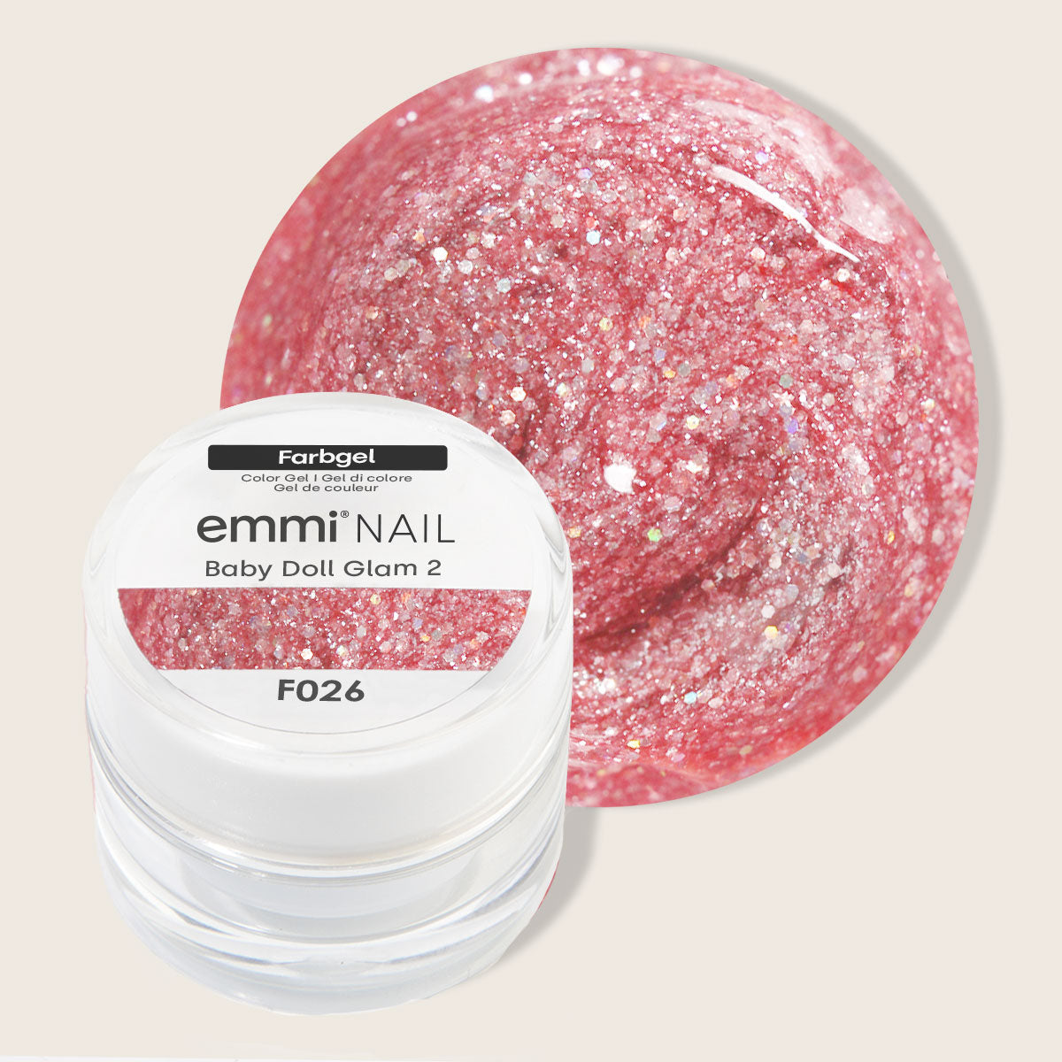 Emmi-Nail Farbgel Baby Doll Glam 2 5ml -F026-