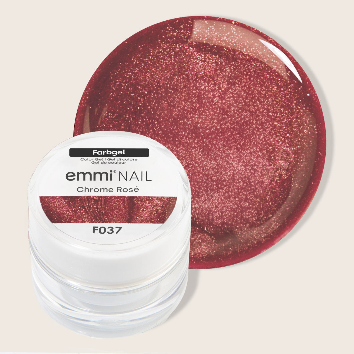 Emmi-Nail Farbgel Chrome Rosé -F037-