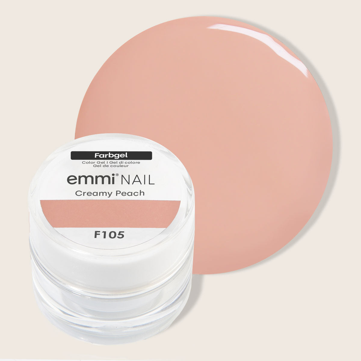 Emmi-Nail Color Gel Creamy Peach 5ml -F105-