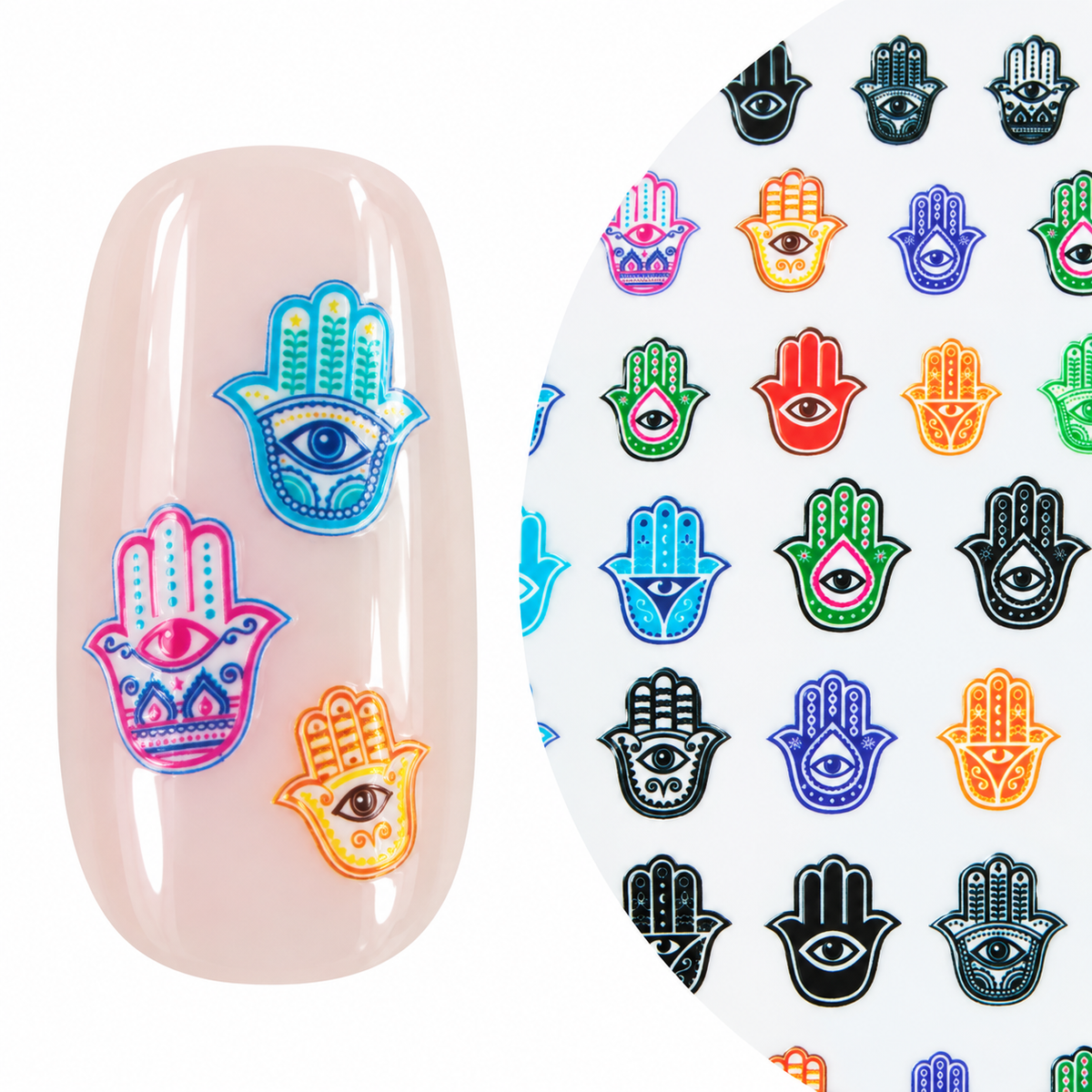 3D Art Nail Sticker Eyes 4